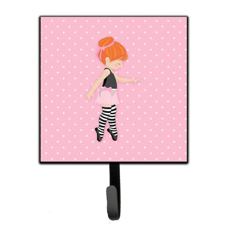 Carolines Treasures Ballerina Red Head Releve Leash or Key Holder BB5168SH4